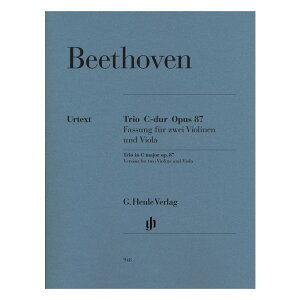 【室内楽楽譜】三重奏曲ハ長調 op. 87:2つのヴァイオリンとヴィオラのための/Trio op. 87 in C (2Vn Va)