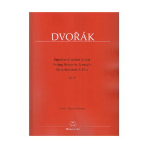 【室内楽楽譜】弦楽六重奏曲イ長調 op. 48 B 80/Sextet in A op. 48 B 80 S 57 (1878)