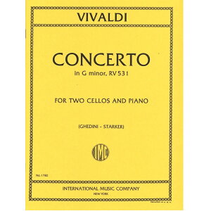 �y�`�F���y���z2�{�̃`�F���̂��߂̋��t�ȃg�Z�� RV 531/Concerto in g minor F 3/2 RV 531