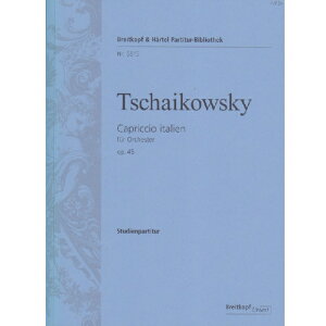 【スタディスコア】イタリア奇想曲/Capriccio italien op. 45