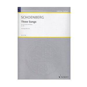 yyyz3̉̋ op. 48/3 Songs op. 48 for Low Voice and Piano (1933) [G/E]