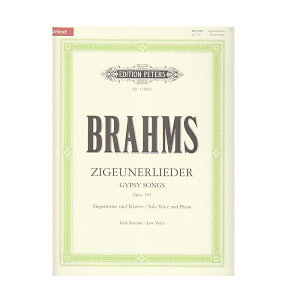 �y���y�y���z�W�v�V�[�̉́F�d���ȏW op. 103 ����ȎҕҋȂ�8��/8 Zigeunerlieder op. 103/1-7 11 [G/E]
