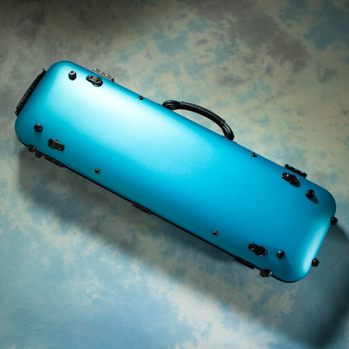 史上一番安い バイオリンケース ライオンカーボン オブロング Lion Carbon Slight1800 アクアマリン バイオリン用ケース