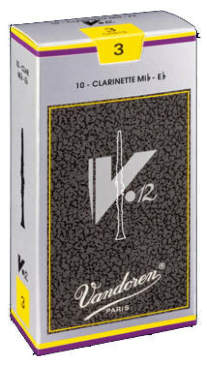 楽天市場】Vandoren バンドレン E♭クラリネット リード【V12 銀箱 硬  