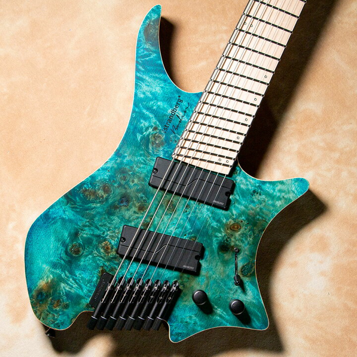 楽天市場】strandberg/Boden J8 Standard HH Turquoise Popular Burl 