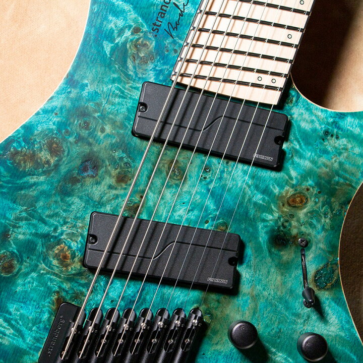 楽天市場】strandberg/Boden J8 Standard HH Turquoise Popular Burl 