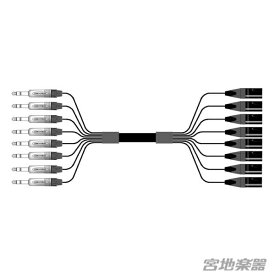 Mogami/2932 8ch XLRM-TRS(NEUTRIK) 5m【受注生産品】