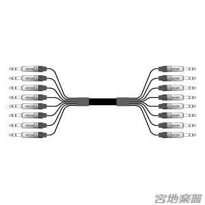 Belden/8ch TRS-TRS(NEUTRIK)�@�ϊ��P�[�u���@7m�@�}���`�`�����l���P�[�u���y�󒍐��Y�i�z