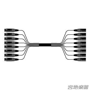 Belden/8ch XLRF(���X)-XLRM(�I�X) �ϊ��P�[�u�� 8m �}���`�`�����l���P�[�u���y�󒍐��Y�i�z