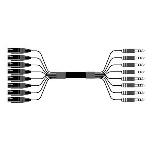 Mogami/2932 8ch XLRF-TRS(AMPHENOL) �P�[�u�� 7m�y�󒍐��Y�i�z