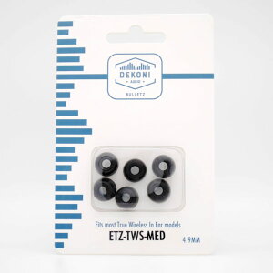 Dekoni Audio/BULLETZ-TWS M�T�C�Y 3�y�A�yETZ-TWS-MED�z�y���S���C�����X�p�C���[�`�b�v�z�y�l�R�|�X�����z