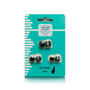 Dekoni Audio/BULLETZ GEMINI 3MM(S/M/L�e1�y�A)�y�l�R�|�X�����z