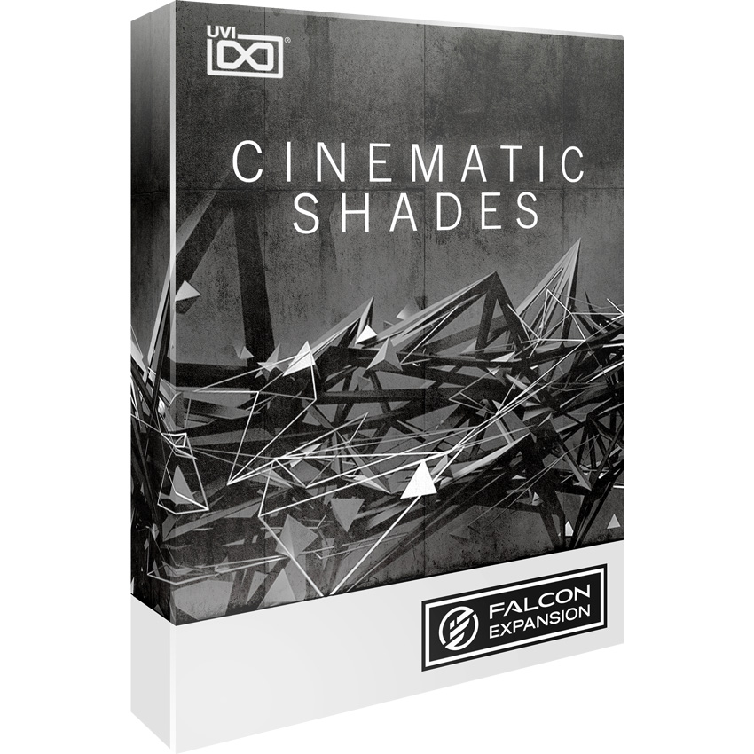 刺激的かつ叙情的なテクスチャー あなたにおすすめの商品 本物 リズム アンビエントサウンドを提供するFalcon拡張パック UVI Shades for Cinematic Falcon
