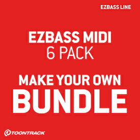 TOONTRACK/EZBASS MIDI 6 PACK【オンライン納品】【在庫あり】