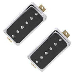 LOLLAR PICKUPS/Novel 90yChrome Cover / Black Gloss / Setzy񂹏iz