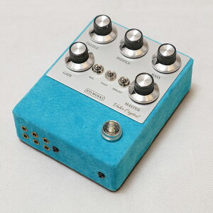 HTJ-WORKS/Valve Crystal 12AX7 Tube Preamp Silver Top Light Blue Suede�y�݌ɂ���z