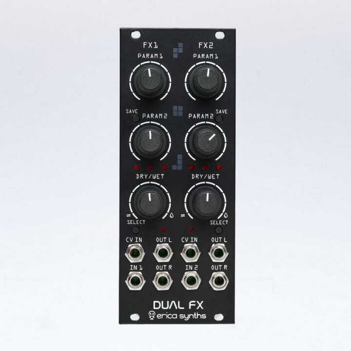 楽天市場】Erica Synths/Dual FX Black【お取り寄せ商品】【WTG 
