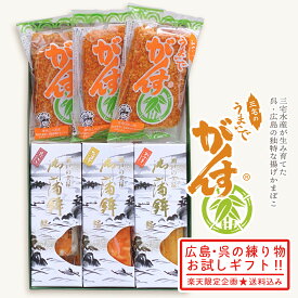 お中元 夏 ギフト NHK あさイチ 登場 がんす娘。 広島 呉 がんす 広島 【 うまいでがんす 老舗 蒲鉾 三宅水産 ／ お土産 詰合せ GG04 化粧箱 サービス 】 じゃこ天 かまぼこ ガンス さつま揚げ 竹輪 天ぷら すり身 珍味 日本酒 ビール おつまみ 御祝 お誕生日