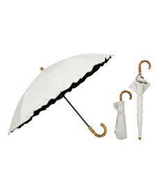 Wpc. 最強の日傘 UVO(ウーボ)折りたたみ傘/2段 [遮光 UVカット 100% UPF50+ 遮熱 晴雨兼用] 親骨50cm 手開き レディース 長傘としても折り畳み傘としても使える 2way 女性 バンブー 持ち手 おしゃれ 可