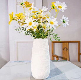 花瓶 白 花瓶 陶器 花瓶 花器フラワーベース ホワイト白 セラミック 陶器 花瓶 北欧 日本 花瓶 フラワーポット花器 ホワイト北欧陶器 アンティーク風 大