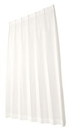 ユニベール 省エネ・ミラーレースカーテン ミザール ホワイト 幅100cm 2枚組