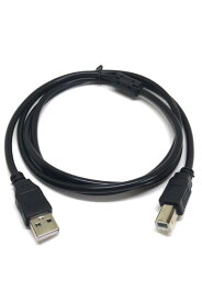 wumio プリンターケーブル 1.5m USB-A to USB-B プリンター パソコン エプソン キャノン ブラザー フェライトコア 交換 予備 印刷