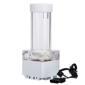 水冷却ポンプタンク 800L / H高速熱消散 LED電源 コンピュータポンプ ポンプヘッド PC 液体冷却システム