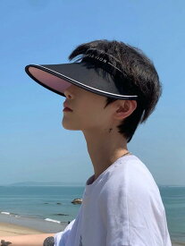 日よけ 帽子 メンズ 屋外 夏 日焼け防止 紫外線対策 シンプル ランニング サイクリング ブルー ブラック ベージュ