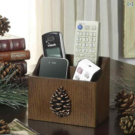 木製 リモコン 収納 ボックス アメリカン リビングルーム コーヒー テーブル 小さな オフィス デスクトップ ペンホルダー ボード 整理 レトロ