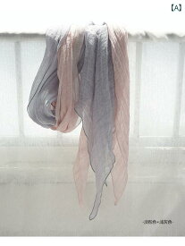 女性 スカーフ 春夏 リネン 小さいサイズ 菱形エッジ 2色 日焼け防止 拡張 綺麗 おしゃれ 可愛い ベベル 和風