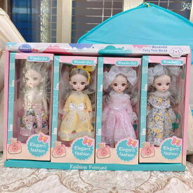 プリンセスおもちゃ ロリータ人形 30センチメートル 6点 日本のかわいいカレッジ風スーツ ドレス アップ ガール 綺麗
