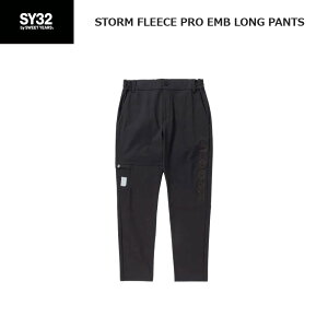 SY32 StEGA Xg[ t[X v EMB O pc SYG-25A1-48 STORM FLEECE PRO EMB LONG PANTS Y{ GXCT[eBgDoCXB[gC[Y Y ubN(1) M L XL