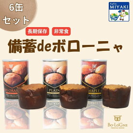 【新生活応援25％OFFクーポン配布中】備蓄deボローニャ6缶セット 送料無料 BO-LO'GNE 缶詰パン 防災グッズ 非常食 保存食 備蓄 災害対策 キャンプ飯 アウトドア