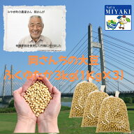 【新生活応援25％OFFクーポン配布中】岡さんちの大豆ふくゆたか3kg 送料無料 佐賀県産 乾燥大豆 国産 厳…