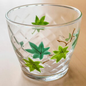 京の色絵ガラス 彩フリーグラス 青楓 京都 和小物 和雑貨 麦茶グラス コップ タンブラー 小さめ おもてなし 風流 かわいい きれい 伝統 手づくり 絵付 納涼 プレゼント ギフト 贈り物 安い