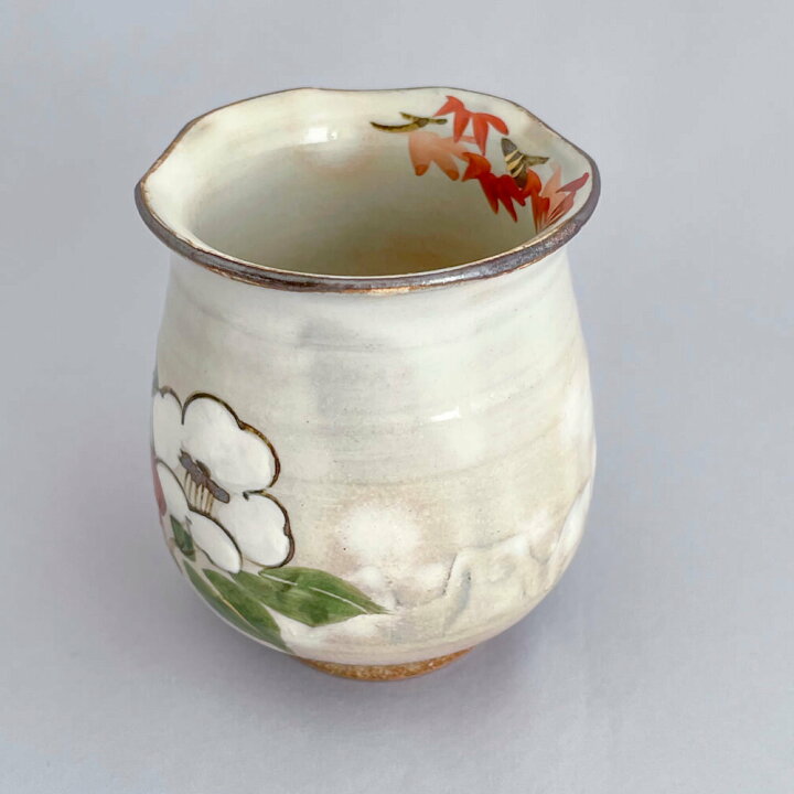 楽天市場】京焼 清水焼 湯呑 乾山 花小路 セット 森俊山窯 化粧箱入り 