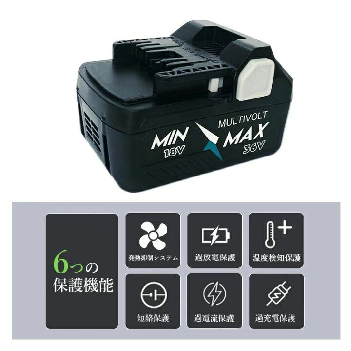 楽天市場】BSL36A18 ハイコーキ 日立 hikoki バッテリー 互換 36V/2.0A  