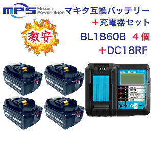 BL1860B 4 DC18RF }L^ ݊ obe[ [d Zbg 18v 6.0Ah 6000mAh `ECI ~dr 14.4v 18v [d CpNghCo[ h @ u[ dH nfB[ N[i[ R