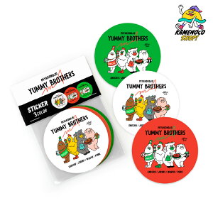 MIYAKONOJO YUMMY BROTHERS `M4`uXebJ[v ss̃fUCi[u߂ƂvfUCŝC[WXebJ[ł ،{ ϐ fރV[ PP~l[g 6cm×6cm 