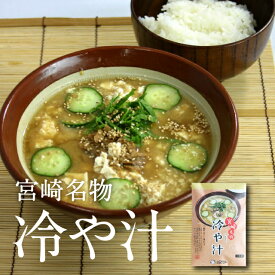 冷や汁 宮崎名物_冷や汁【ばあちゃん本舗】 鰹のほぐし身と熟成されたみそ 豆腐やきゅうりを入れて 夏の食事 冷たい 簡単 冷や汁の素 1人前 美味しい 都城市 高タンパク 低脂肪 ギフト 贈り物 お土産 お中元