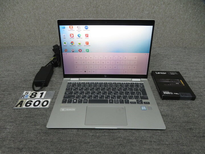 楽天市場】【美品・2in1タッチパネル・360°開閉】◇ HP EliteBook x360 