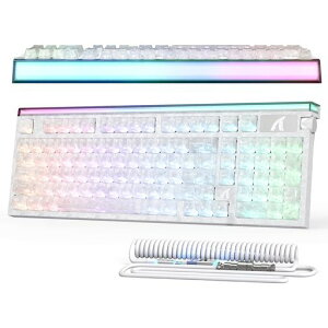 ATTACK SHARK R98 HE ���s�b�h�g���K�[ �Q�[�~���O�L�[�{�[�h �L�� 8000Hz 98%�e���L�[ �b���J�[�{�� RGB�R�C���P�[�u��