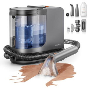 uwant B400�X�`�[���N���[�i�[�y100°C���C+60°C���M+18000Pa�����z���́z���M�������T�[�N���[�i�[ �ƒ�p�J�[�y�b�g�N���[�i�[ 2-in-1��e�ʐ��^���N�������p�|���@ 5��ނ̐�p�u���V�Ɛ�p�c