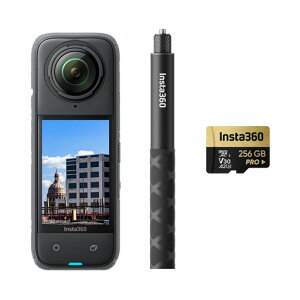 Insta360 X4 ���݃L�b�g - ���݌���p360�x�J�����A8K30fps 360�xHDR����A72MP�ʐ^�A11K�^�C�����v�X�BDroneDeploy, OpenSpace, Cupix, Oculo, WhiteHelmet,