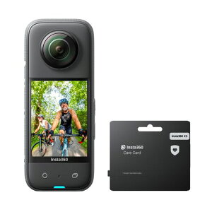 Insta360 X3 |360�x�J���� �A�N�V�����J���� �V�^1/2�C���`48MP�Z���T�[ IPX8�h�� 5.7K360�x���� 72MP360�x�ʐ^ ��u���␳ �A�N�e�B�uHDR 4K��l�̎��_ 60fps���B�� 360�x�����ێ� AI�ҏW