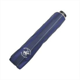 小川(Ogawa)日傘折りたたみ傘メンズ傘大きい遮熱遮光UVカット99%以上70cm6本骨BHPCビバリーヒルズポロクラブストライプネイビー手開き安全カバー付きはっ水裏面黒コーティング71139