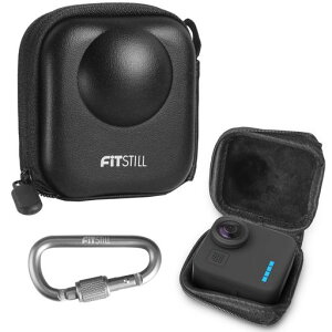 FiTSTILL�u���b�N�~�j���[�P�[�X Go Pro max 2/Go Pro max 2025/Go Pro max�p�A�h�o �h�� �ϏՌ� �ی�J�o�[���B��_��O�r�𒼐ڎ��t���\Go Pro max 2�A�N�Z�T���[