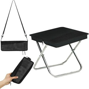 折りたたみ椅子万博ミニアウトドアチェアショルダー&2ポケット&クッション付き0.35kgお出かけ便利カーボンスチール静態耐荷重120kg動態耐荷重100kg折り畳みコンパクトイスミニ椅子【2025New…