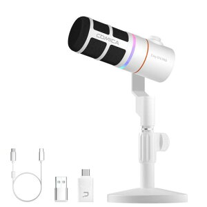�_�C�i�~�b�N�}�C�N���C�����X COMICA EJoy D10 Pro �Q�[�~���O�}�C�N USB/XLR�}�C�N �~�� PC/PS4/PS5�Ή�(��)