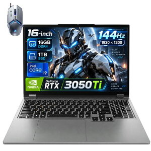 TOPGRO S1 pro �Q�[�~���O�m�[�gPC�yCore i9-9880H �ő�4.8GHz RTX3050Ti�z16GB������/1TB SSD 16�C���`�y�Q�[�~���O�}�E�X/�}�E�X�p�b�h�t���z �m�[�g�p�\�R�� 8�R�A/16�X���b�h